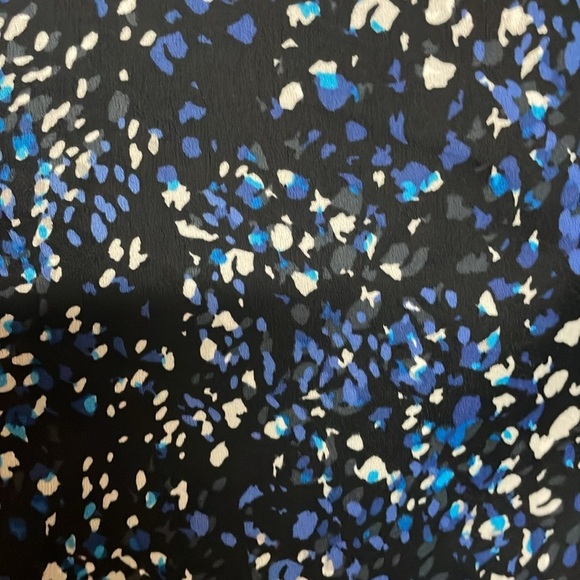 Banana Republic size 00 Petite Blue Sheath Long Sleeve Crew Neck Mini Dress - Picture 4 of 9